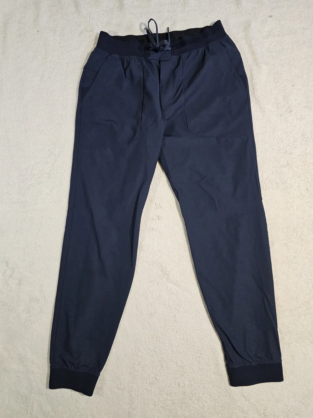 LULULEMON ABC Tapered Recycled-Warpstreme Drawstring Trousers.